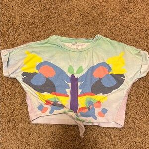 STELLA McCARTNEY "She Is A Butterfly" T-Shirt for Girls